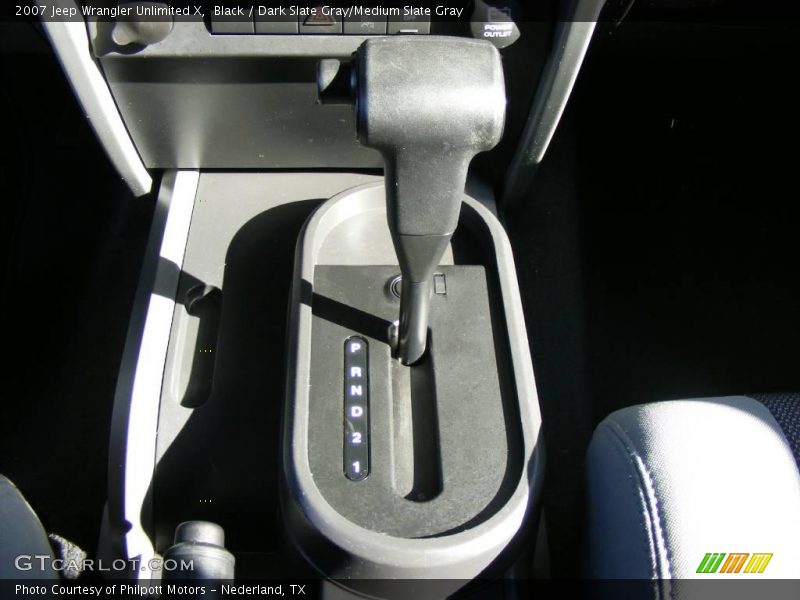 Black / Dark Slate Gray/Medium Slate Gray 2007 Jeep Wrangler Unlimited X
