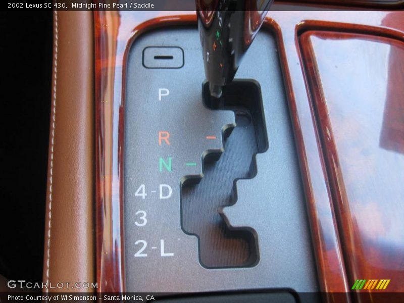 Midnight Pine Pearl / Saddle 2002 Lexus SC 430