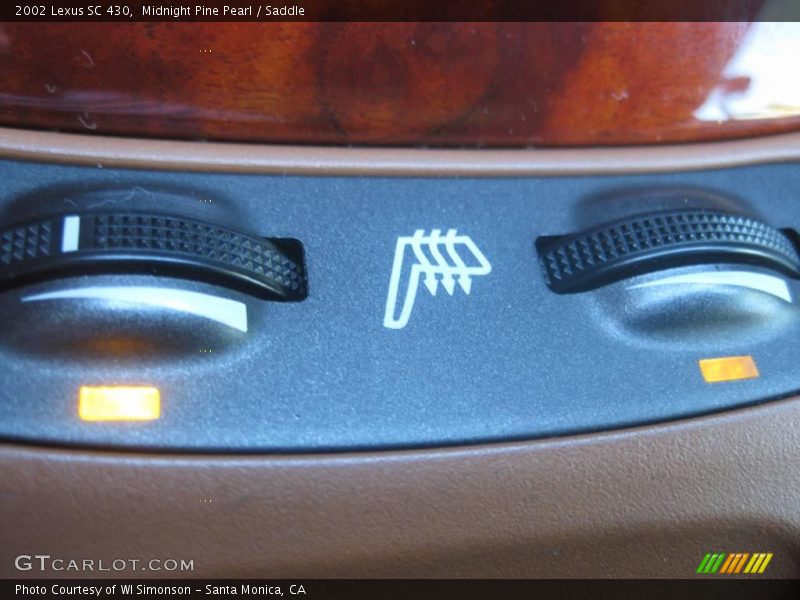 Midnight Pine Pearl / Saddle 2002 Lexus SC 430