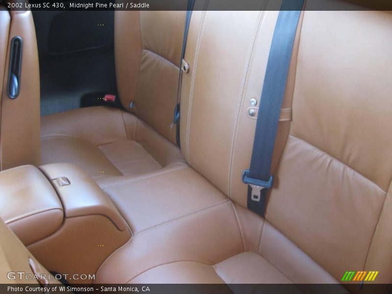 Midnight Pine Pearl / Saddle 2002 Lexus SC 430