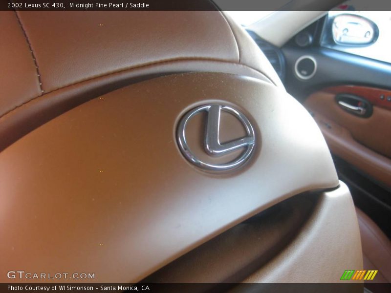 Midnight Pine Pearl / Saddle 2002 Lexus SC 430