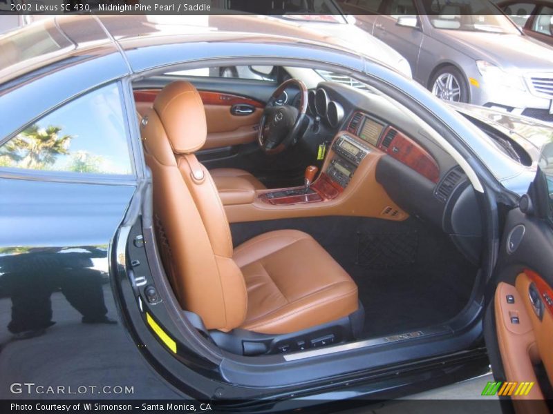 Midnight Pine Pearl / Saddle 2002 Lexus SC 430