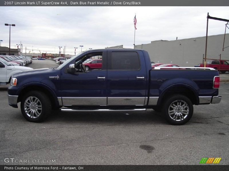 Dark Blue Pearl Metallic / Dove Grey/Black 2007 Lincoln Mark LT SuperCrew 4x4