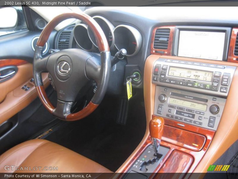 Midnight Pine Pearl / Saddle 2002 Lexus SC 430