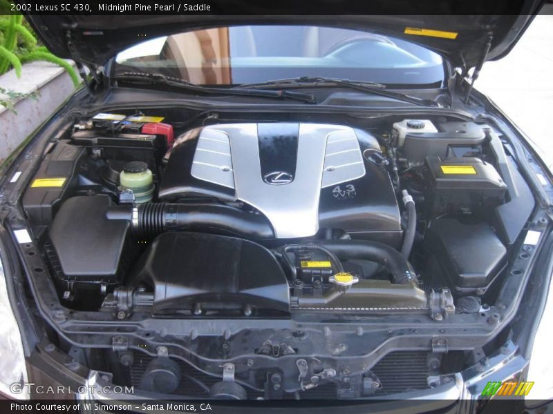 Midnight Pine Pearl / Saddle 2002 Lexus SC 430