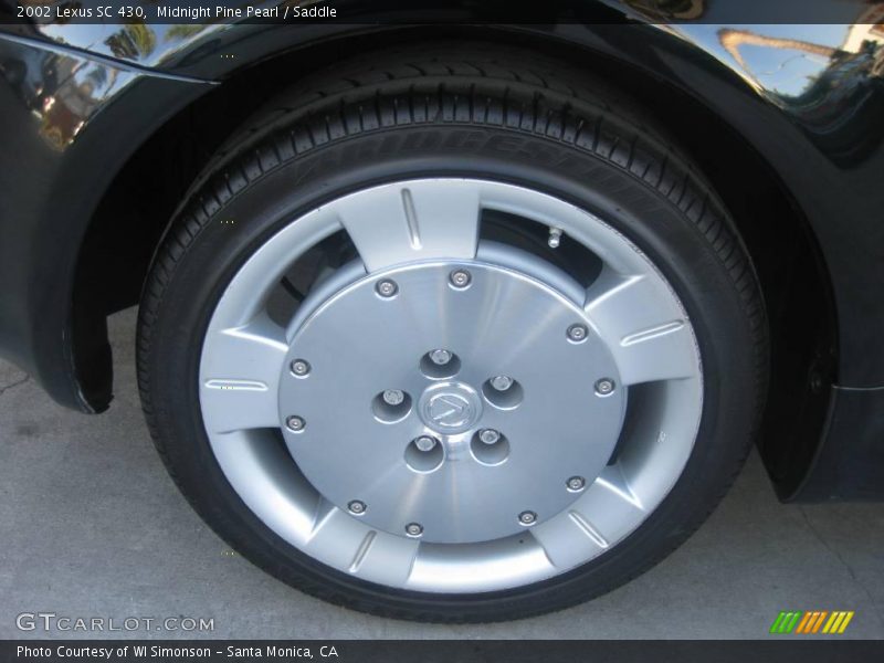 Midnight Pine Pearl / Saddle 2002 Lexus SC 430
