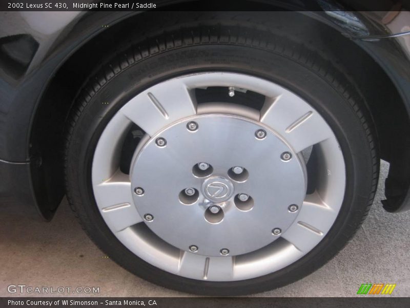 Midnight Pine Pearl / Saddle 2002 Lexus SC 430
