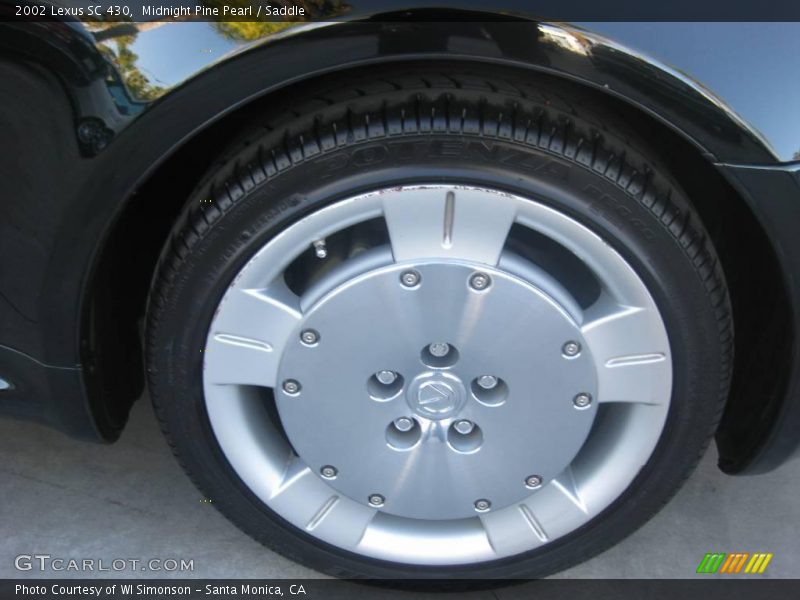 Midnight Pine Pearl / Saddle 2002 Lexus SC 430