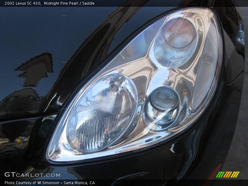 Midnight Pine Pearl / Saddle 2002 Lexus SC 430