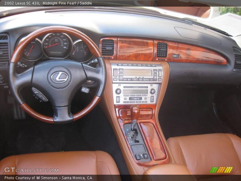Midnight Pine Pearl / Saddle 2002 Lexus SC 430