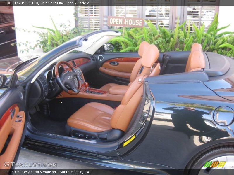 Midnight Pine Pearl / Saddle 2002 Lexus SC 430