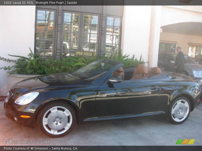 Midnight Pine Pearl / Saddle 2002 Lexus SC 430