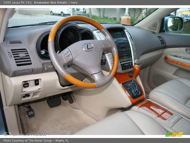 Breakwater Blue Metallic / Ivory 2005 Lexus RX 330