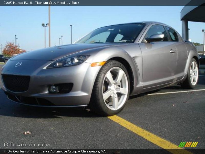 Titanium Gray Metallic / Black 2005 Mazda RX-8
