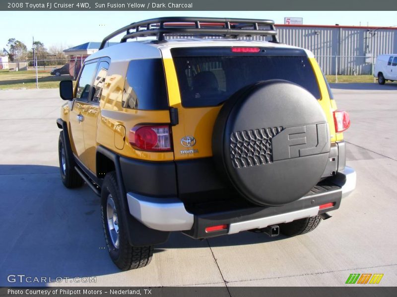 Sun Fusion Yellow / Dark Charcoal 2008 Toyota FJ Cruiser 4WD