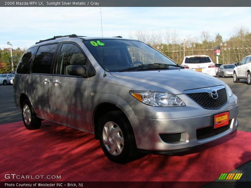 Sunlight Silver Metallic / Gray 2006 Mazda MPV LX