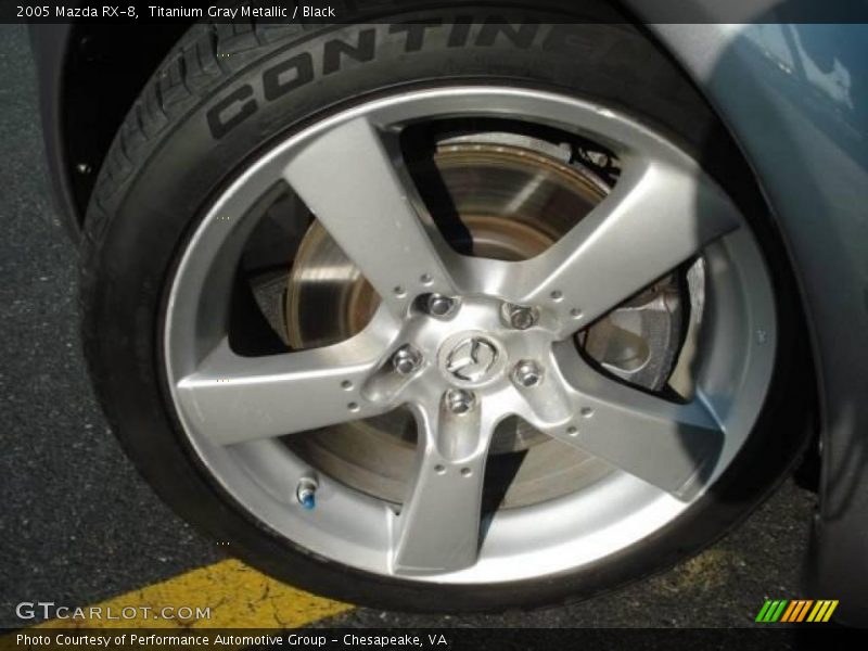 Titanium Gray Metallic / Black 2005 Mazda RX-8
