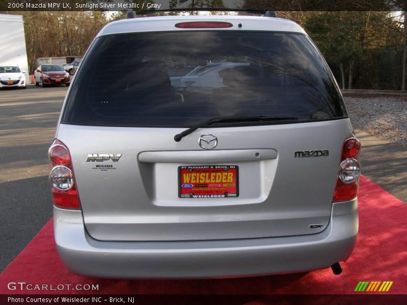 Sunlight Silver Metallic / Gray 2006 Mazda MPV LX