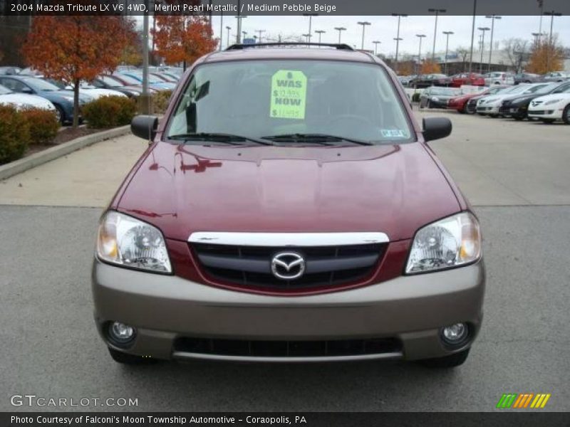 Merlot Pearl Metallic / Medium Pebble Beige 2004 Mazda Tribute LX V6 4WD