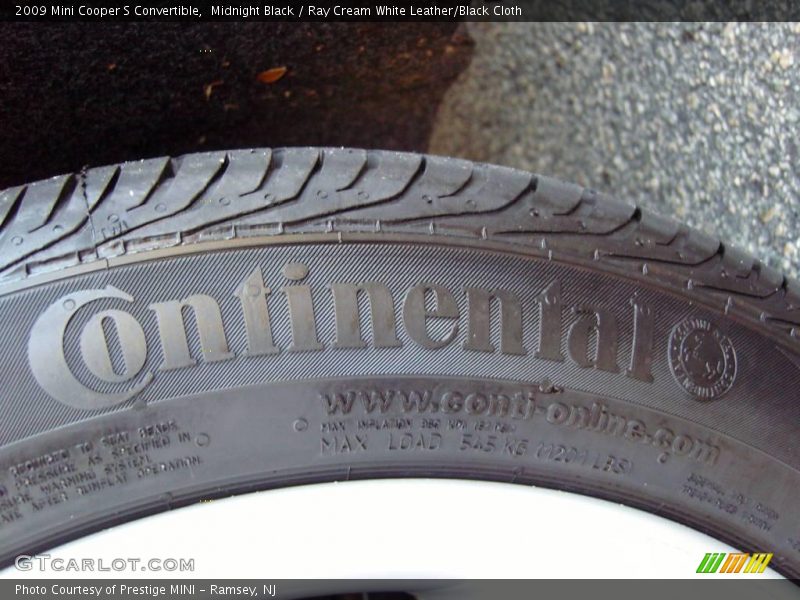 Midnight Black / Ray Cream White Leather/Black Cloth 2009 Mini Cooper S Convertible