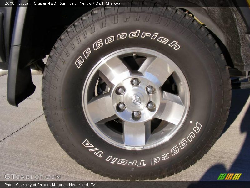 Sun Fusion Yellow / Dark Charcoal 2008 Toyota FJ Cruiser 4WD