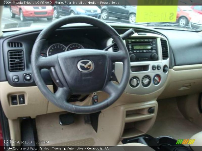 Merlot Pearl Metallic / Medium Pebble Beige 2004 Mazda Tribute LX V6 4WD