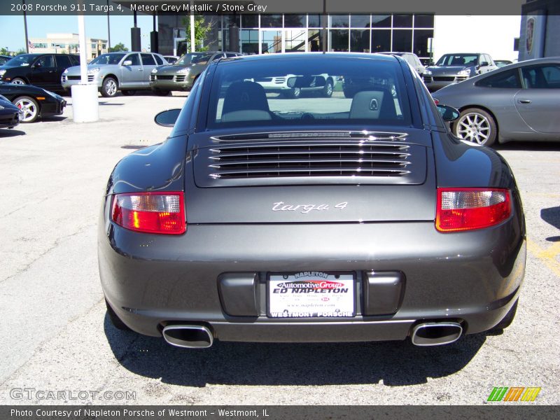 Meteor Grey Metallic / Stone Grey 2008 Porsche 911 Targa 4