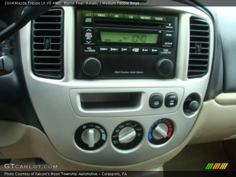 Merlot Pearl Metallic / Medium Pebble Beige 2004 Mazda Tribute LX V6 4WD