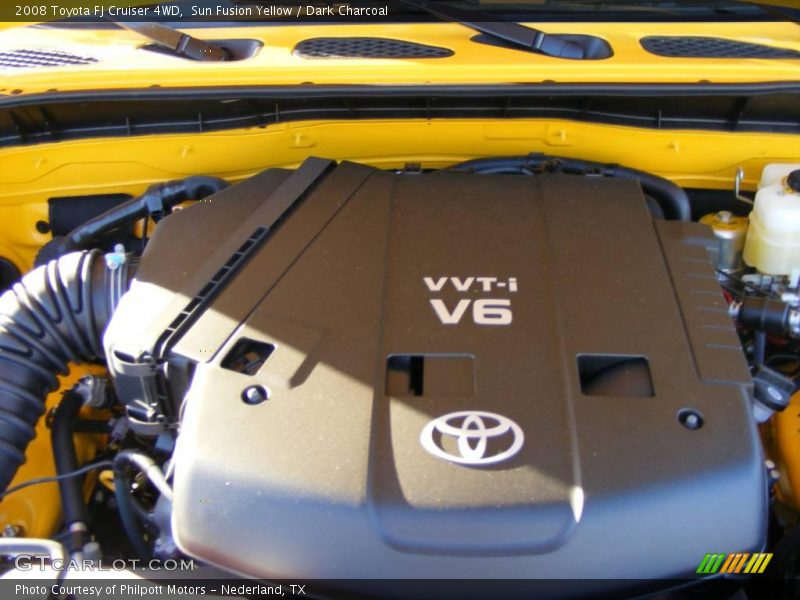 Sun Fusion Yellow / Dark Charcoal 2008 Toyota FJ Cruiser 4WD