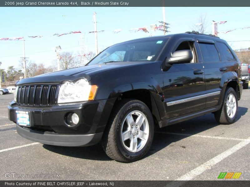 Black / Medium Slate Gray 2006 Jeep Grand Cherokee Laredo 4x4