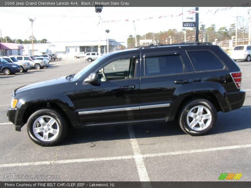 Black / Medium Slate Gray 2006 Jeep Grand Cherokee Laredo 4x4