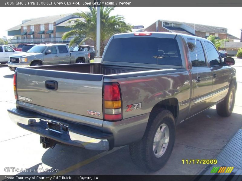 Steel Gray Metallic / Pewter 2006 GMC Sierra 1500 SLT Crew Cab 4x4
