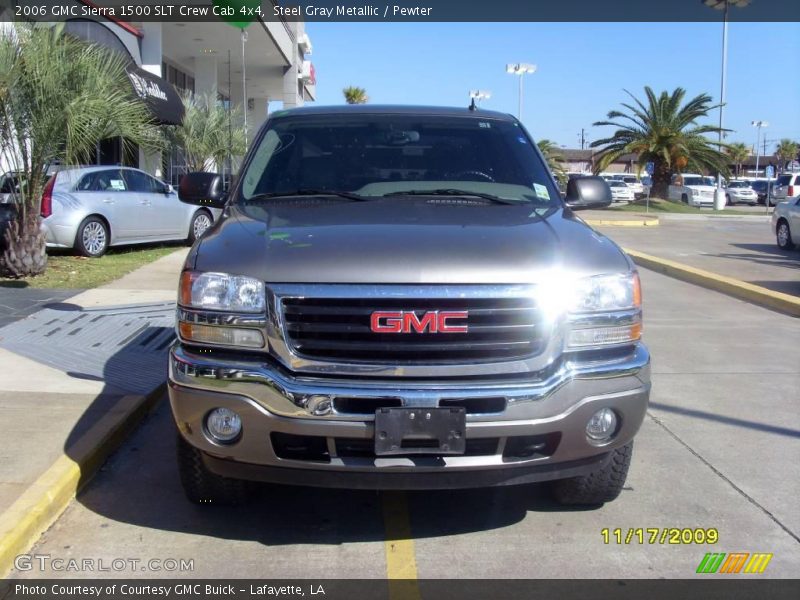 Steel Gray Metallic / Pewter 2006 GMC Sierra 1500 SLT Crew Cab 4x4