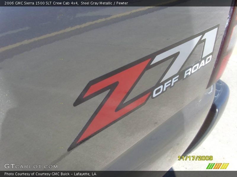 Steel Gray Metallic / Pewter 2006 GMC Sierra 1500 SLT Crew Cab 4x4