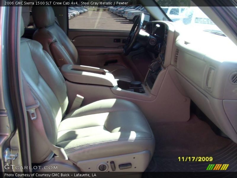 Steel Gray Metallic / Pewter 2006 GMC Sierra 1500 SLT Crew Cab 4x4