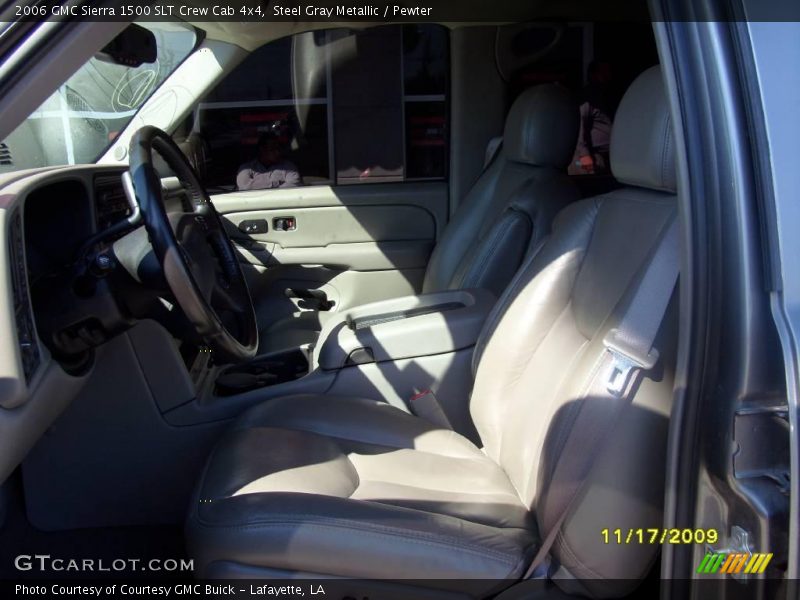 Steel Gray Metallic / Pewter 2006 GMC Sierra 1500 SLT Crew Cab 4x4