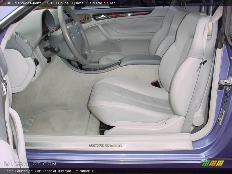 Quartz Blue Metallic / Ash 2002 Mercedes-Benz CLK 320 Coupe