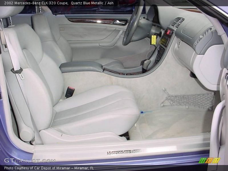 Quartz Blue Metallic / Ash 2002 Mercedes-Benz CLK 320 Coupe