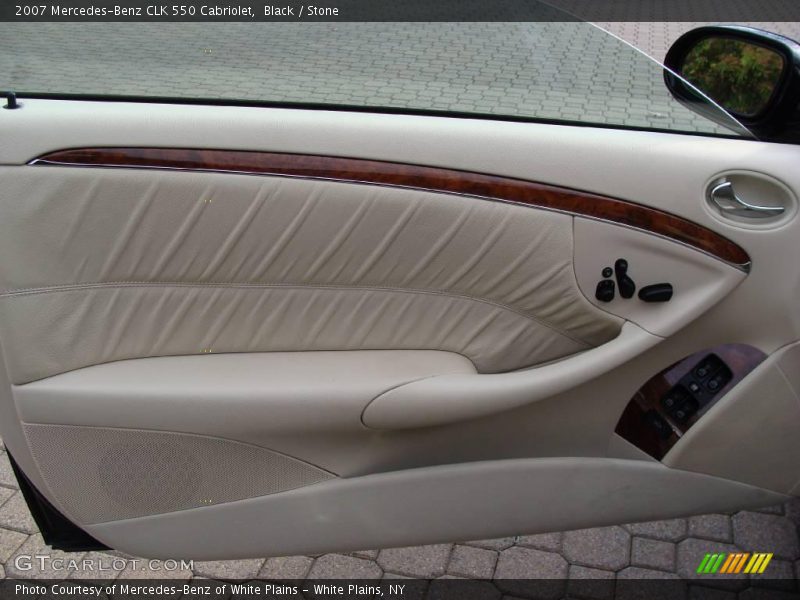 Black / Stone 2007 Mercedes-Benz CLK 550 Cabriolet