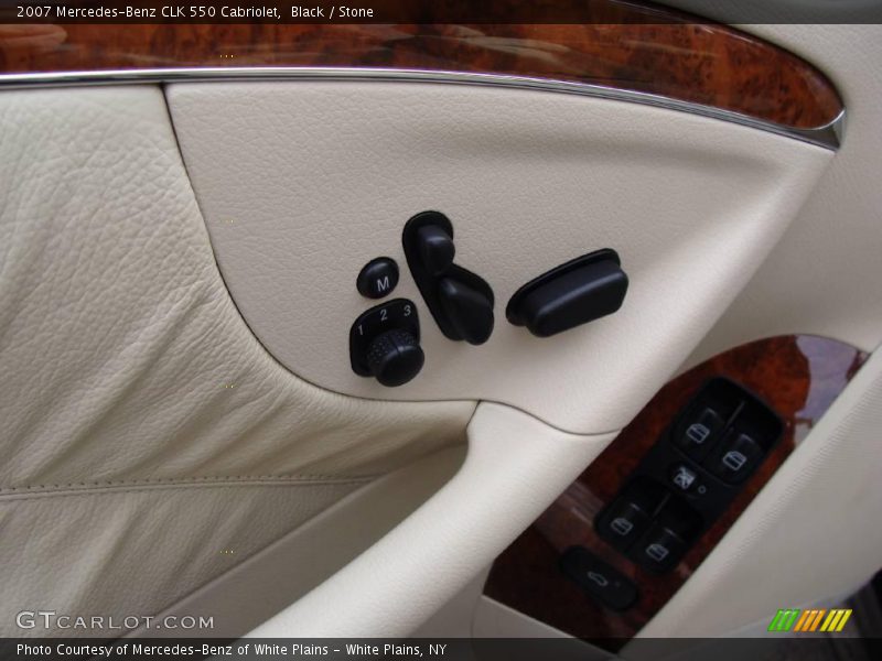 Black / Stone 2007 Mercedes-Benz CLK 550 Cabriolet