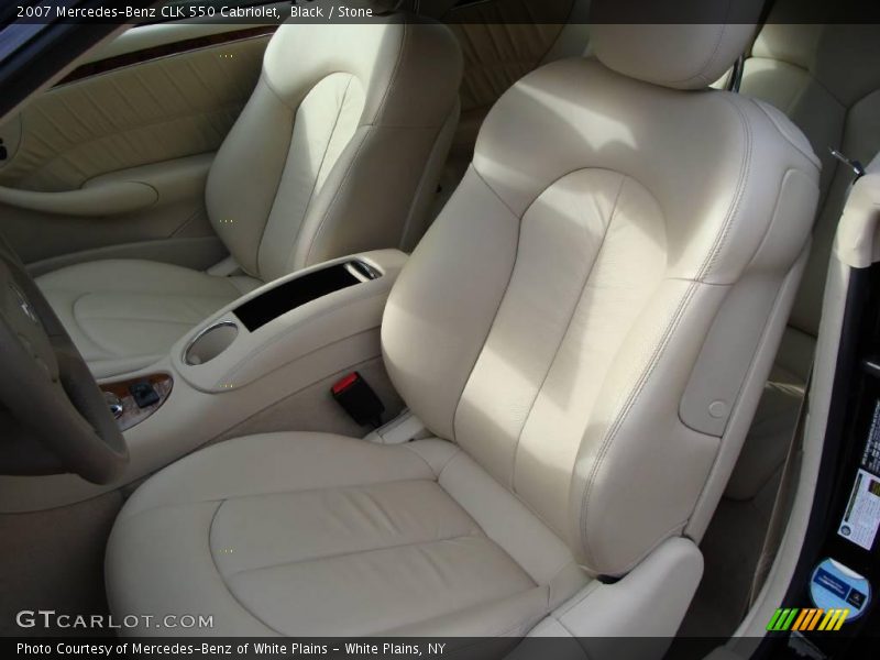 Black / Stone 2007 Mercedes-Benz CLK 550 Cabriolet
