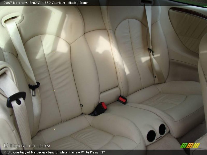 Black / Stone 2007 Mercedes-Benz CLK 550 Cabriolet