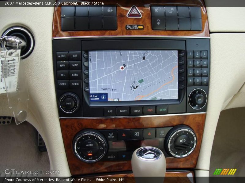 Black / Stone 2007 Mercedes-Benz CLK 550 Cabriolet