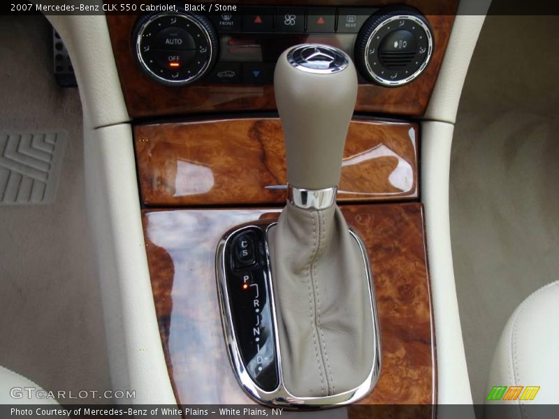 Black / Stone 2007 Mercedes-Benz CLK 550 Cabriolet