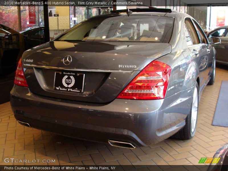 Flint Grey Metallic / Cashmere/Savanna 2010 Mercedes-Benz S 400 Hybrid Sedan