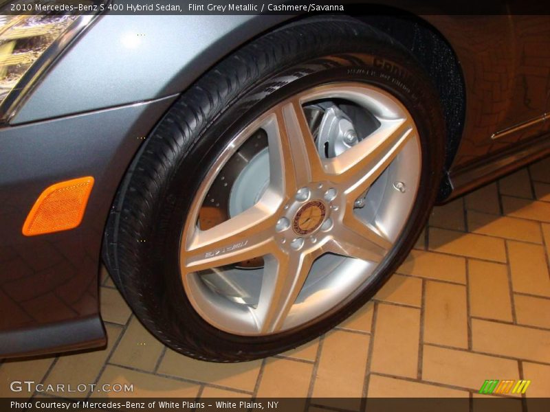 Flint Grey Metallic / Cashmere/Savanna 2010 Mercedes-Benz S 400 Hybrid Sedan