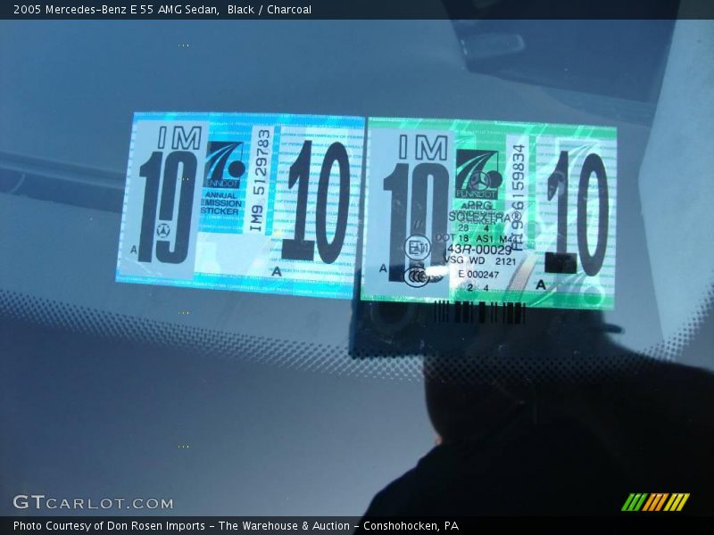 Black / Charcoal 2005 Mercedes-Benz E 55 AMG Sedan