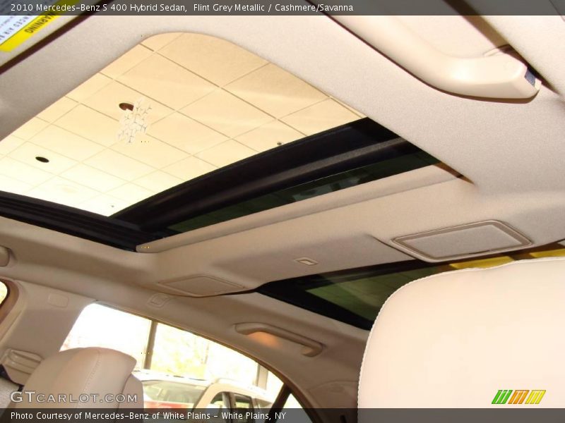 Flint Grey Metallic / Cashmere/Savanna 2010 Mercedes-Benz S 400 Hybrid Sedan