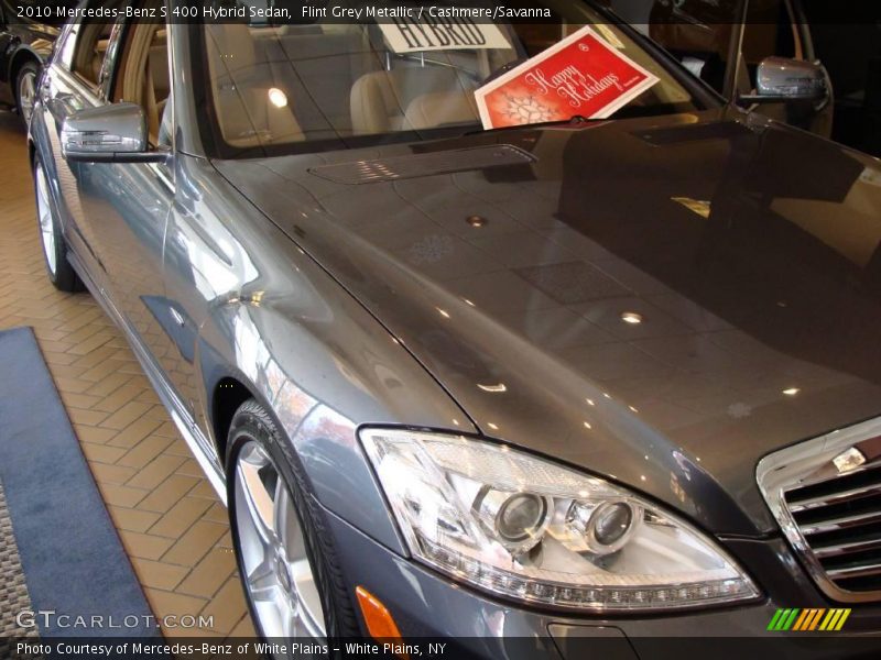 Flint Grey Metallic / Cashmere/Savanna 2010 Mercedes-Benz S 400 Hybrid Sedan