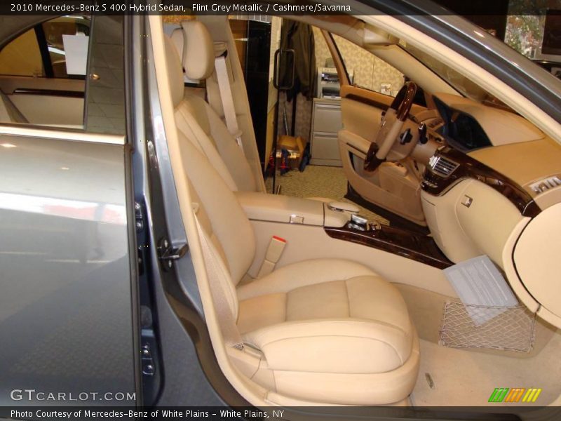 Flint Grey Metallic / Cashmere/Savanna 2010 Mercedes-Benz S 400 Hybrid Sedan